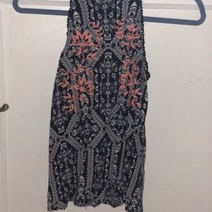 Cute Floral Chocker Top